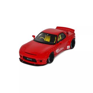 ROCKET BUNNY AERO (V1) MAZDA RX7 (FD3S) RED 2015 Otto Project Car OttO mobile 1:18 Resinemodell (Türen, Motorhaube... nicht zu öffnen!)